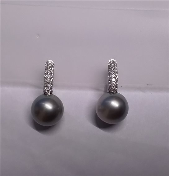 Earrings Soprana Woman PERLE in Gold Perla OMK10P THAITI 11.7 - OMK10P THAITI 11.7